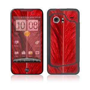  HTC Droid Incredible Skin Decal Sticker   Red Feather 