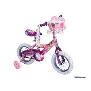 Huffy 12 Inch Girls Disney Princess Bike (Shimmer Pink / Glitter Pink)