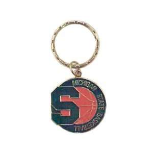  Michigan State Spartans Basketball W/3d s Keychain 