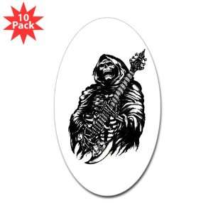   Oval) (10 Pack) Grim Reaper Heavy Metal Rock Player 