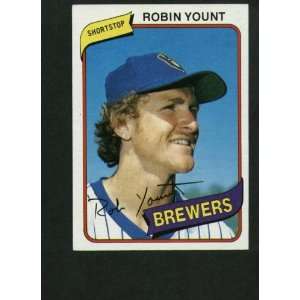  1980 Topps #265 Robin Yount   Milwaukee Brewers [Misc 
