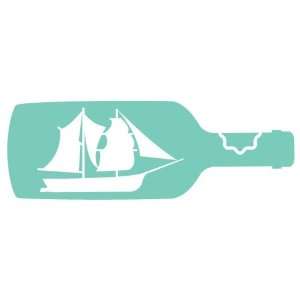  Ship in a Bottle   Wall Decal