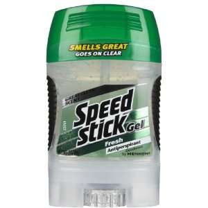 Mennen Speed Stick Gel Anti Perspirant & Deodorant Fresh 3 Oz (Pack of 