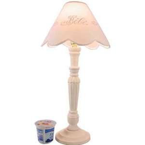   French decorator lamp and shade imported from France