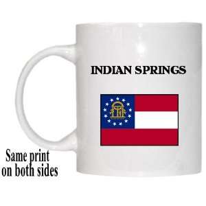  US State Flag   INDIAN SPRINGS, Georgia (GA) Mug 
