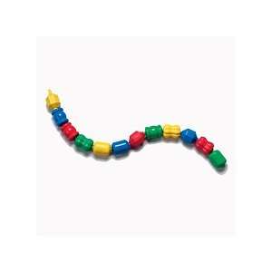  Fisher Price Brilliant Basics Snap Lock Beads   12 Shapes 