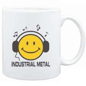  Mug White  Industrial Metal   Smiley Music Sports 