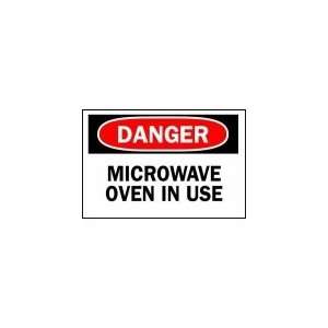  7X10,Danger Microwave Oven In Use  Industrial & Scientific