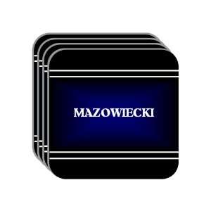  Personal Name Gift   MAZOWIECKI Set of 4 Mini Mousepad 