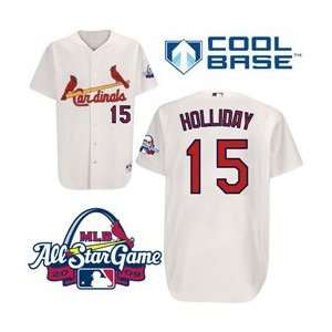  St. Louis Cardinals Authentic Matt Holliday Home Cool Base 