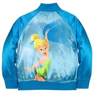   Disney Tinker Bell Varsity Jacket for Girls  Size Small (5/6)  