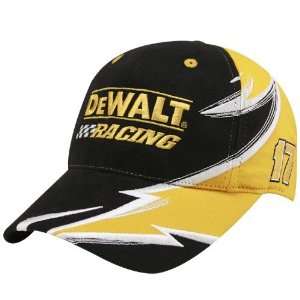 17 Matt Kenseth Black DeWalt Racing Adjustable Hat  