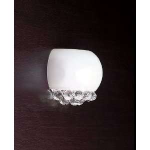 Mir Wall Sconce   white, asfour crystal, 110   125V (for use in the U 
