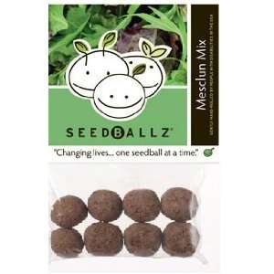  SeedBallz, Mesclun, 8 balls per pack. This multi pack 