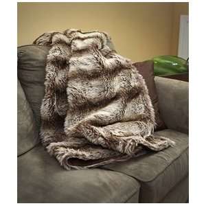  Mink Brown Throw Blanket