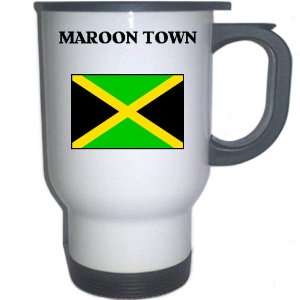 Jamaica   MAROON TOWN White Stainless Steel Mug