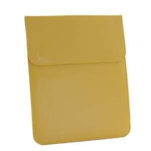   Cow Leather Ipad 2 & 3 Case Sleeve Yellow SALE 