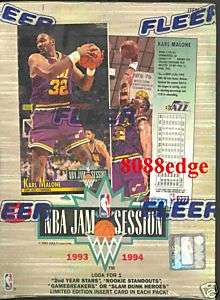 93 94 FLEER JAM SESSION NBA SEALED BOX WEBBER/PENNY RC  