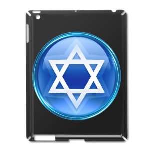  iPad 2 Case Black of Blue Star of David Jewish Everything 