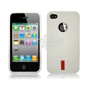   HARD RUBBER GEL SKIN CASE + LCD Screen Protector for IPHONE 4 4TH GEN