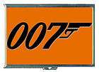 James Bond Gold Classic Logo ID Holder, Cigarette Case or Wallet MADE 