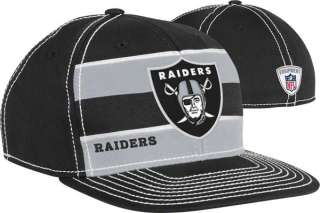   RAIDERS NFL OFFICIAL SIDELINE PLAYERS FLEXFIT HAT/CAP Sz LRG XL NWT