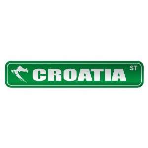   CROATIA ST  STREET SIGN COUNTRY