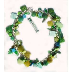 Marana Jewelry  Seaside Treasures Jade, Shell, Pearl,and Crystal Green 