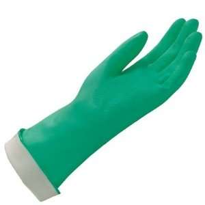 Mapa Gloves   15 Mil Chemical Resistant Nitrile Gloves With Embossed 