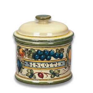  Handmade Toscana Bees Biscotti Jar from Italy Kitchen 
