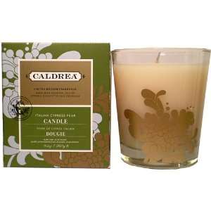  Caldrea Limited Edition Italian Cypress Pear Candle In 