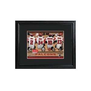  Atlanta Falcons Personalized Locker Room Print with Matted 