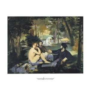  Luncheon on the Grass   Poster by Edouard Manet (14x11 