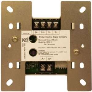  POTTER ELECTRIC SIGNAL MOM4 MONITORED OUTPUT MODULE (4 