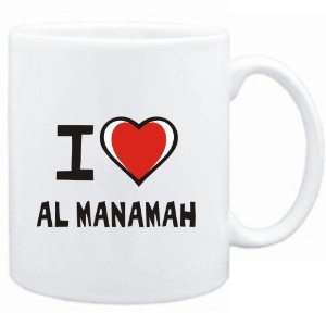  Mug White I love Al Manamah  Cities