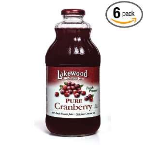 Lakewood PURE Cranberry Juice, 32 Ounce Grocery & Gourmet Food
