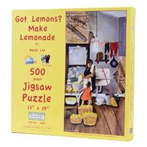  Got Lemons? Make Lemonade 500pc Jigsaw Puzzle by Annie Lee 