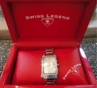 Swiss Legend Bella Collection MOP/Stainless/Diamond NIB  