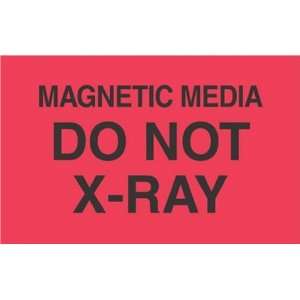  3 x 5 Magnetic Media Do Not X Ray Labels (500 per Roll 
