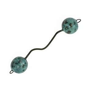  Jangles Ceramic Turquoise Wavy Link 56 67x11 12mm Findings 
