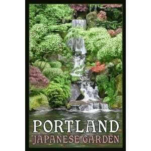  Japanese Garden Portland, Oregon Poster (Lantern Press 