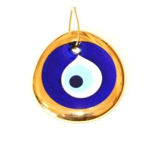  Evil eye protection gold color small size 