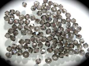 Swarovski Crystal #5301 Beads 3mm Black Diamond Satin  