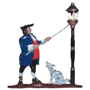  Whitehall Black Lamplighter Ornament (01222)