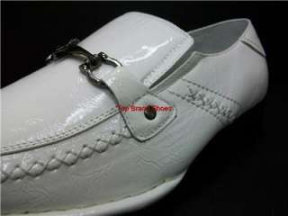 ALDO Mens Italian Style White Dress Formal Shoes NIB  
