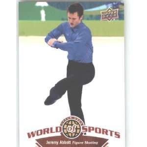 2010 Upper Deck World of Sports Trading Card # 208 Jeremy Abbott 