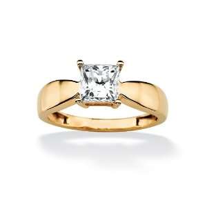    Cut Cubic Zirconia Solitaire Ring Size 10 Lux Jewelers Jewelry
