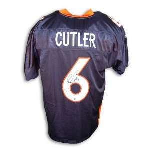  Jay Cutler Autographed Denver Broncos Blue Reebok 