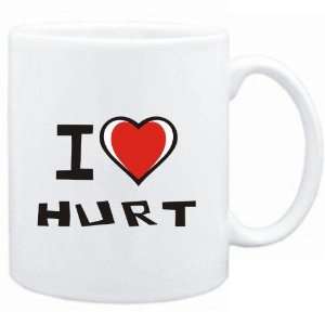 Mug White I love hurt  Adjetives