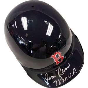 Jim Rice 78 MVP Autographed Boston Redsox Baseball Mini Helmet 